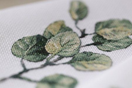 Набор для вышивания PANNA Веточка эвкалипта 21 х 30 см C-7296