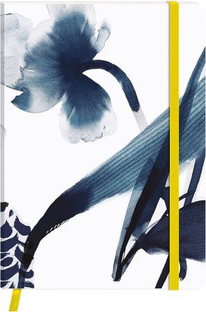 Блокнот CLAIREFONTAINE Inkebana A6 90 г/м2 64 л, в линейку, мягк.обл., на резинке, ассорти RH-115930C