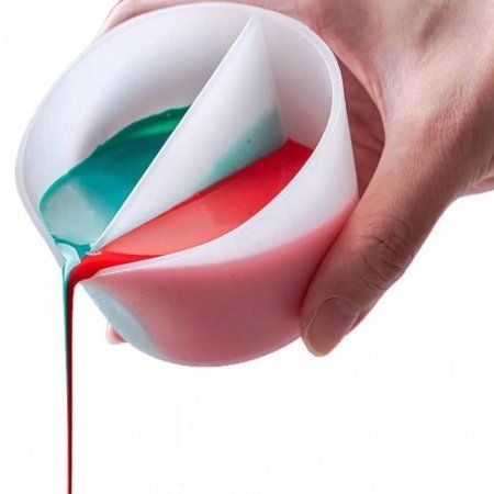 Стаканчик силиконовый для Флюид Арт, 2 секции SIM-9321725