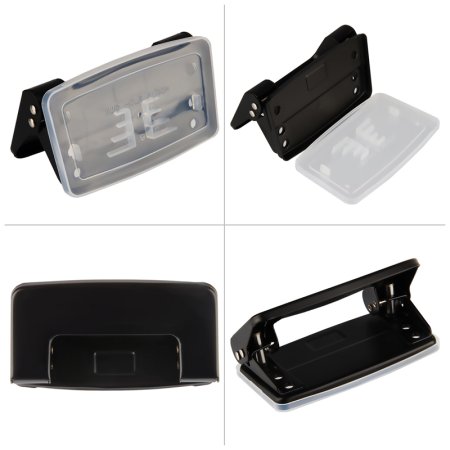 Дырокол OfficeSpace 10 л, металлический, черный RE-P201BL_436