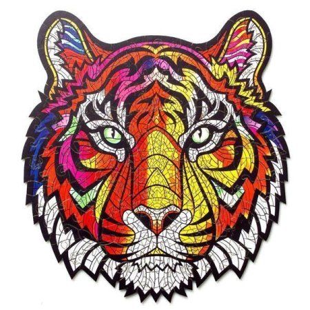 Деревянный пазл с двухслойной крышкой Тигр XL (2022) MAGZ205-2