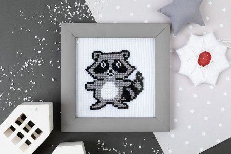 Набор для детского творчества KLART "Детские истории. Енотик" 12 x 12 см 8-474