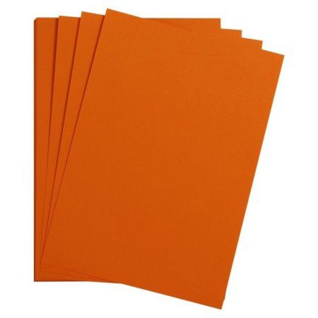 Бумага цветная CLAIREFONTAINE Maya 120 г/м2 A4 1 л, оранжевый (orange) RH-97355C