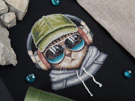 Набор для вышивания PANNA Меломан Стенли 18 х 22.5 см J-7360