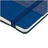 Записная книжка А6 80л. Greenwich Line "Classic. Blue" ЛАЙТ, кожзам, с резинкой, фактурное тиснение, блок в клетку RE-NA6_50595