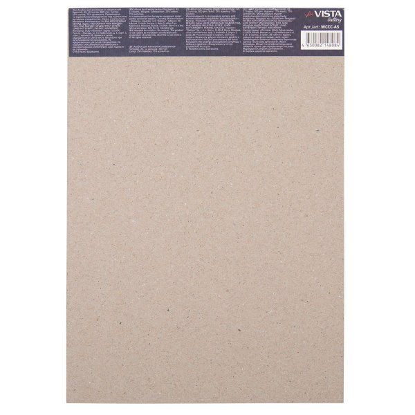 Альбом для акварели VISTA-ARTISTA 25% хлопок 300 г/м2 A5 14.8 х 21 см 12 л, склейка с одной стороны WCCC-A5