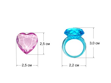 Научно-познавательный набор "Раскопки: 9 артефактов" 5 сердец, 1 единорог, 3 кольца KOR-05117