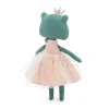 Мягкая игрушка ORANGE TOYS Лягушонок Фиона в розовом платье 30 см ORT-CM12-12/13