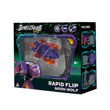 Дикие Скричеры. Игровой набор Рэпидфлип Мун Вульф S5. ТМ Screechers Wild ROS-62647