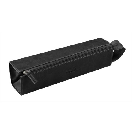 Пенал для карандашей RHODIARAMA 23 x 5 x 5 см, экокожа, черный RH-319012C