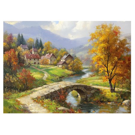 Пазл 500 элементов ФРЕЯ "Премиальная коллекция. Тихое дыхание осени" TOP-PZL-500/05