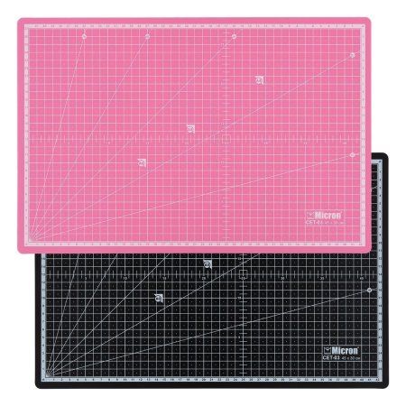 Коврик (мат) для резки двусторонний MICRON A3 45 x 30 см, полипропилен, термоэластопласт, в пакете CET-03