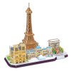 3D пазл CubicFun Серия "CityLine" Париж, 114 деталей UT-MC254h