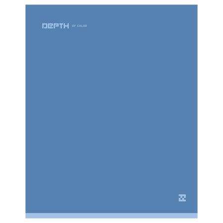 Тетрадь 48л. A5 клетка BG "Monocolor. Blue" soft-touch ламинация RE-Т5ск48_лс_11854