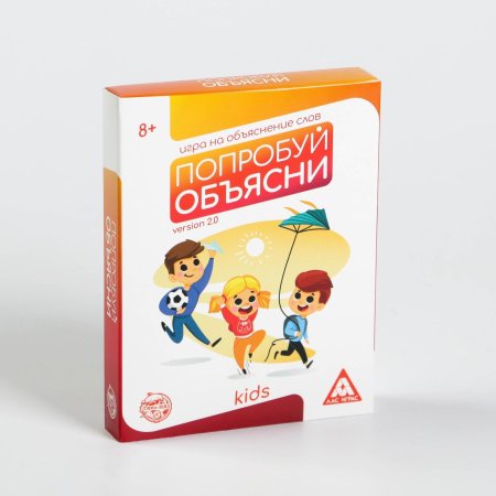 Настольная игра: "Попробуй объясни. Kids" игра на объяснение слов, 50 карт, 8+ SIM-5498196