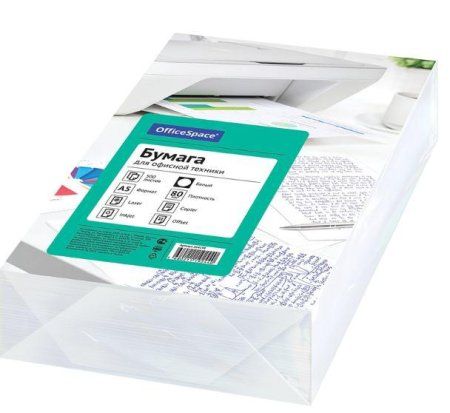Бумага OfficeSpace "Classic" A5 80 г/м2 500 л, 146% RE-264198