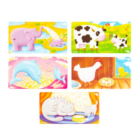 Пазл Baby Toys 20 maxi "Чей малыш?" KOR-02514