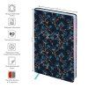 Ежедневник недатированный A5 136л. Greenwich Line "Night garden. Blue" кожзам, тон. блок RE-ENA5_44973