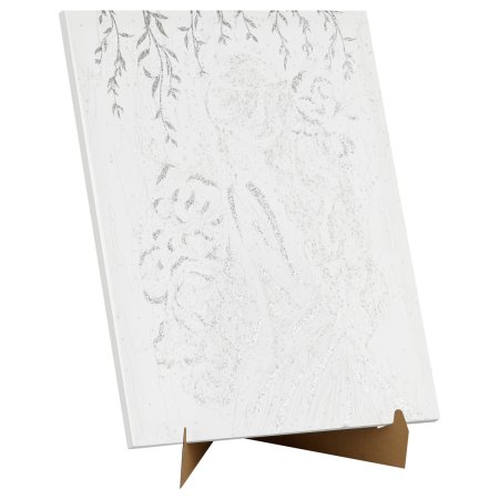 Картина по номерам на холсте с глиттером ТРИ СОВЫ "Невеста" 40 x 50 см с акриловыми красками и кистями RE-КХг4050_57064