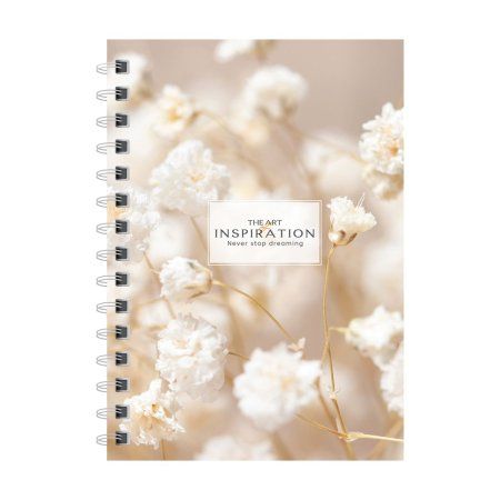 Записная книжка А6 120л. ArtSpace "For inspiration" на гребне, твердая обложка, матовая ламинация RE-ЗКт6к120гр_46324