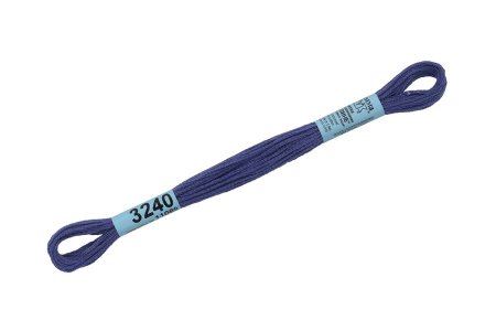 Нитки для вышивания GAMMA мулине (3173-6115) 8 м №3240 св.синий MG-3240