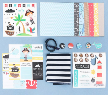Набор для создания Фотоальбом "Little Pirate" 15.7 x 15.7 x 2.5 см 2924216