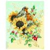 Картина по номерам на холсте ТРИ СОВЫ "Подсолнухи" 40 x 50 см, поталь, краски, кисть RE-КХп_48158
