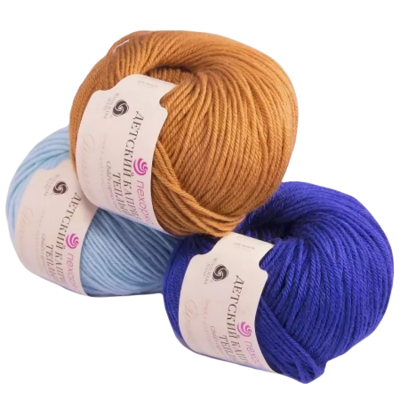 Пряжа Пехорская ПТ "Детский каприз" 50% мериносовая шерсть, 50% микрофибра 50 г 225 м