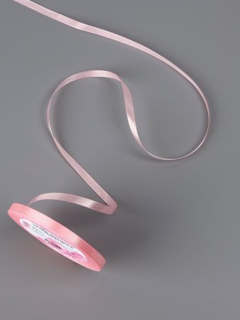 Лента атласная 6 мм x 23 ± 1 м, №04 розовый SIM-1218060