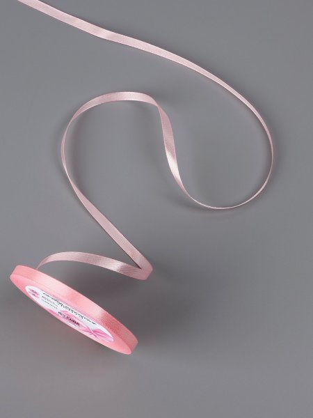 Лента атласная 6 мм x 23 ± 1 м, №04 розовый SIM-1218060