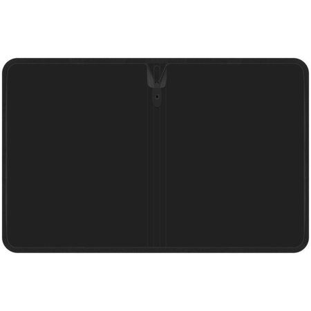 Папка на молнии А5+ Berlingo "DoubleBlack" 600 мкм, черная, с рисунком RE-ZF5_A5701