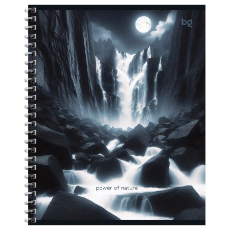 Тетрадь 48л. A5 клетка на гребне BG "Сила природы" эконом RE-Т5гр48_63521