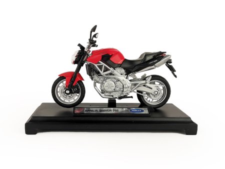 Мотоцикл WELLY 1:18 Aprilia Shiver 750, красный IT-12832PW