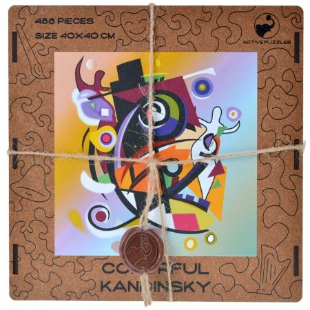 Деревянный пазл Красочный Кандинский 40 x 40 см MAGKandinsky-puzzles