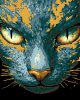 Набор для раскрашивания по номерам (с поталью) ФРЕЯ 50 х 40 см "Тайна кошачьих глаз" PNB/PLPT-388
