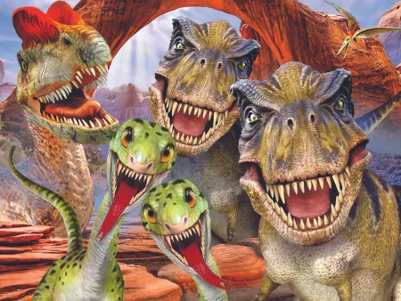 Стерео-пазл Prime 3D "Дино селфи" 500 деталей, 6+ JZL-10132