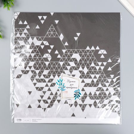 Бумага для скрапбукинга двусторонняя 10 л 30.5 x 32 см 180 г/м2 "Стиль" SIM-7986332
