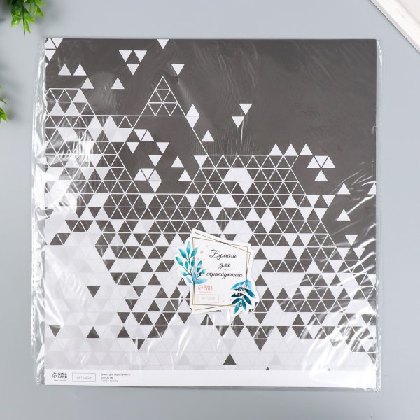 Бумага для скрапбукинга двусторонняя 10 л 30.5 x 32 см 180 г/м2 "Стиль" SIM-7986332