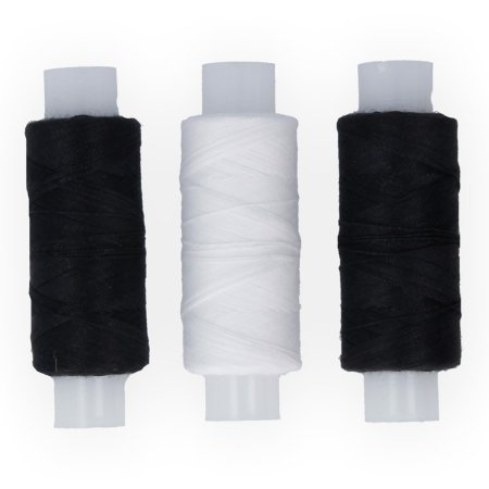 Швейные нитки (армированные) 45 ЛЛ 150 м АССОРТИ 3 шт Домино ШН-45ЛЛ-дом