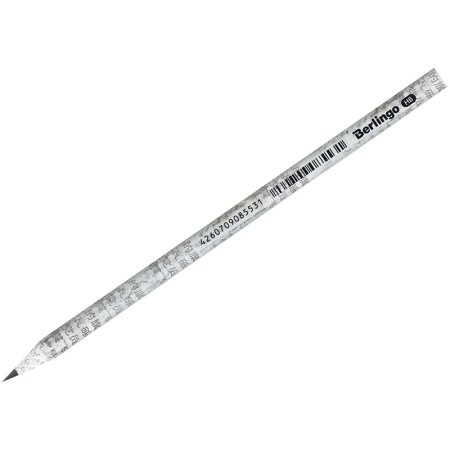 Карандаш ч/г Berlingo "Paper Pencil" HB, из переработанной бумаги, круглый, заточен RE-BP01321