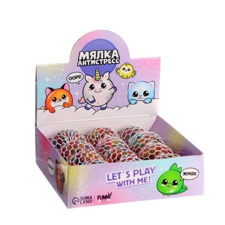 Мялка-антистресс "Let's play with me" микс SIM-5243353 Мялка-антистресс "Let's play with me" микс SIM-5243353