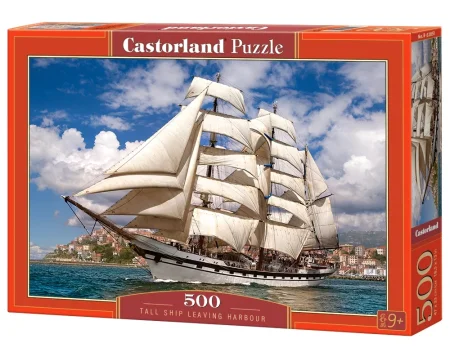 Пазл Castorland 500 TALL SHIP LEAVING HARBOUR B-52851