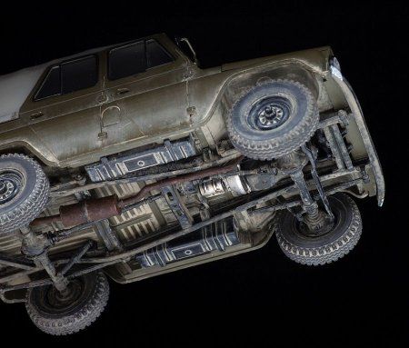 Сборная модель: Советский военный внедорожник УАЗ-469, З-3629