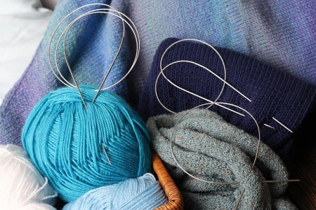 Спицы круговые GAMMA сталь d 6.0 мм 80 см с металлической леской MKG-60