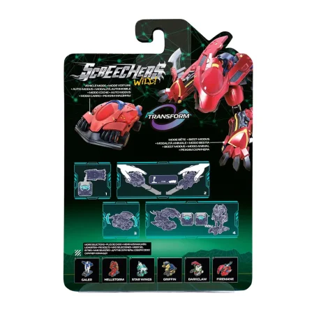 Дикие Скричеры. Машинка-трансформер Автофлип Фаермэйн S5. ТМ Screechers Wild ROS-62644