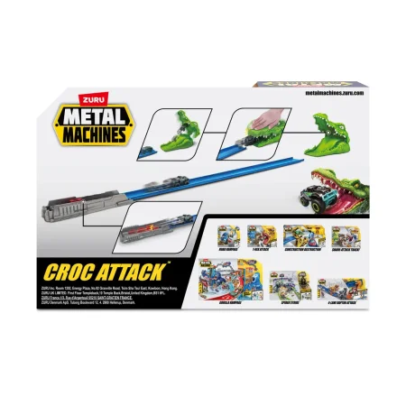 Набор ZURU Metal Machines, трек "Крокодил" с машинкой IT-6718