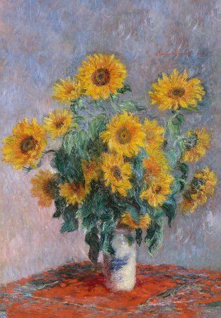 Пазл 2000 элементов ФРЕЯ "Мировые шедевры искусства. Букет подсолнухов, Клод Моне" MET-PZL-2000/02