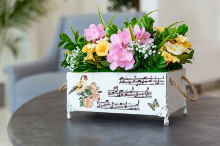 Заготовка для декорирования Mr.Carving Ящик с веревочными ручками 15 х 25 х 9 см сосна ВД-484