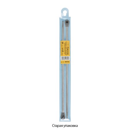 Спицы прямые GAMMA сталь d 4.5 мм 25 см под никель MKP25-45