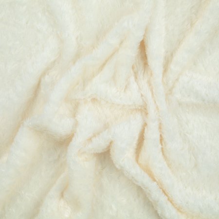 Ткань для игрушек PEPPY Плюш PTB-002 48 x 48 см 288 г/м2 молочный/ivory PTB-002-01
